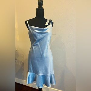 Bcbgeneration Baby Blue Strappy dress Size Small. No tags. Never worn.